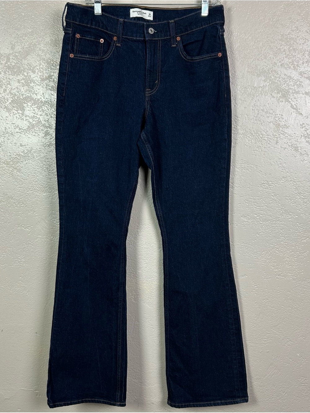 Abercrombie & Fitch Dark Indigo Boot Cut Jeans